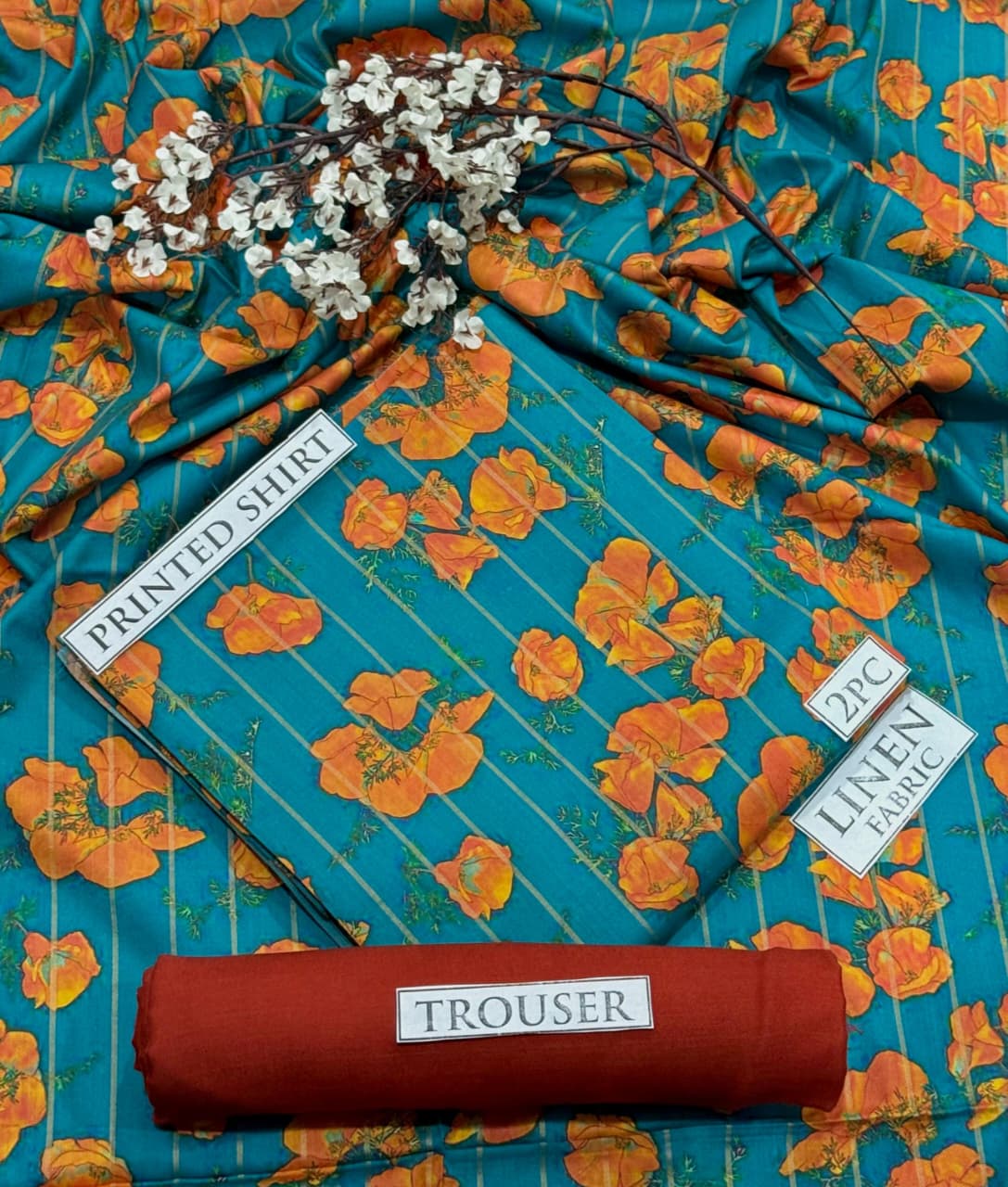 2pc  LINEN PRINTED COLLECTION