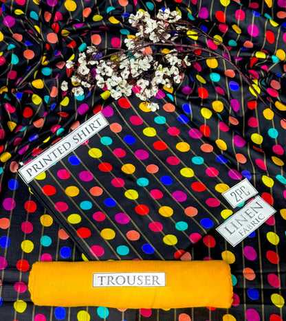 2pc  LINEN PRINTED COLLECTION