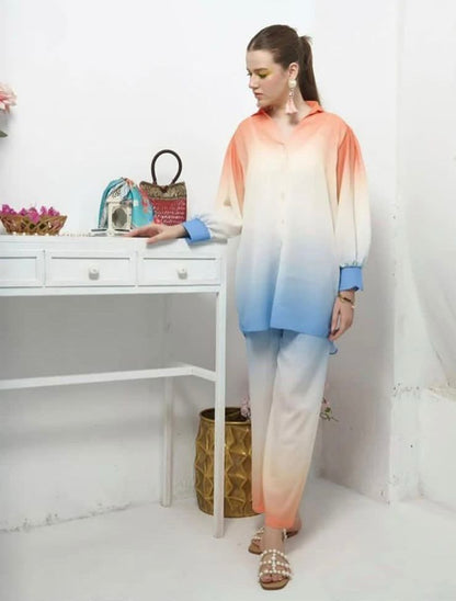 3pc  Shamooz Silk Fabric detail