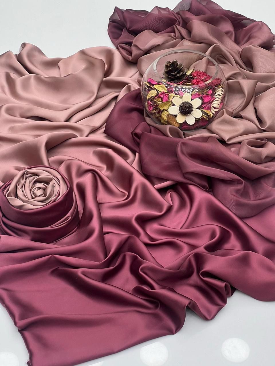 3pc  Shamooz Silk Fabric detail