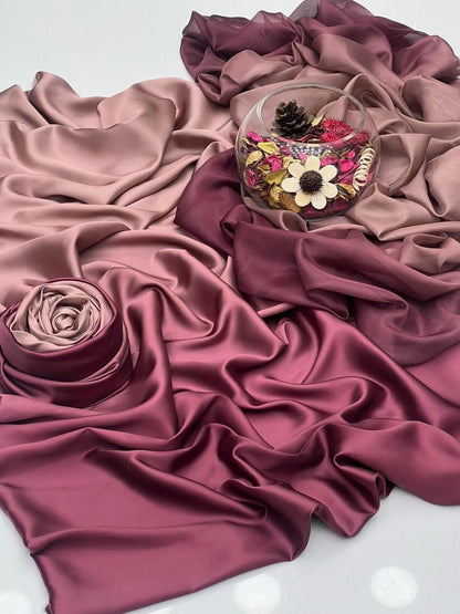 3pc  Shamooz Silk Fabric detail