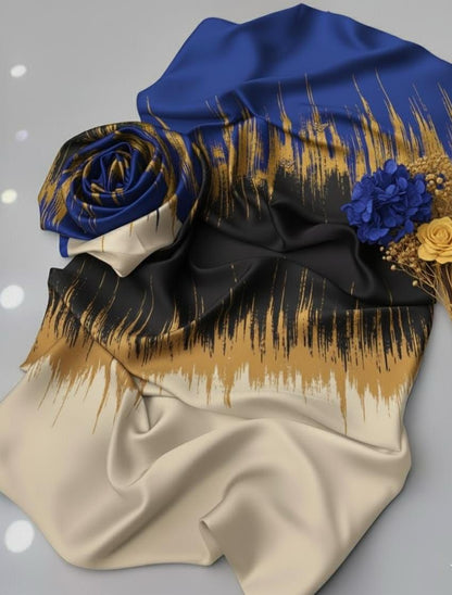 3pc  Shamooz Silk Fabric detail