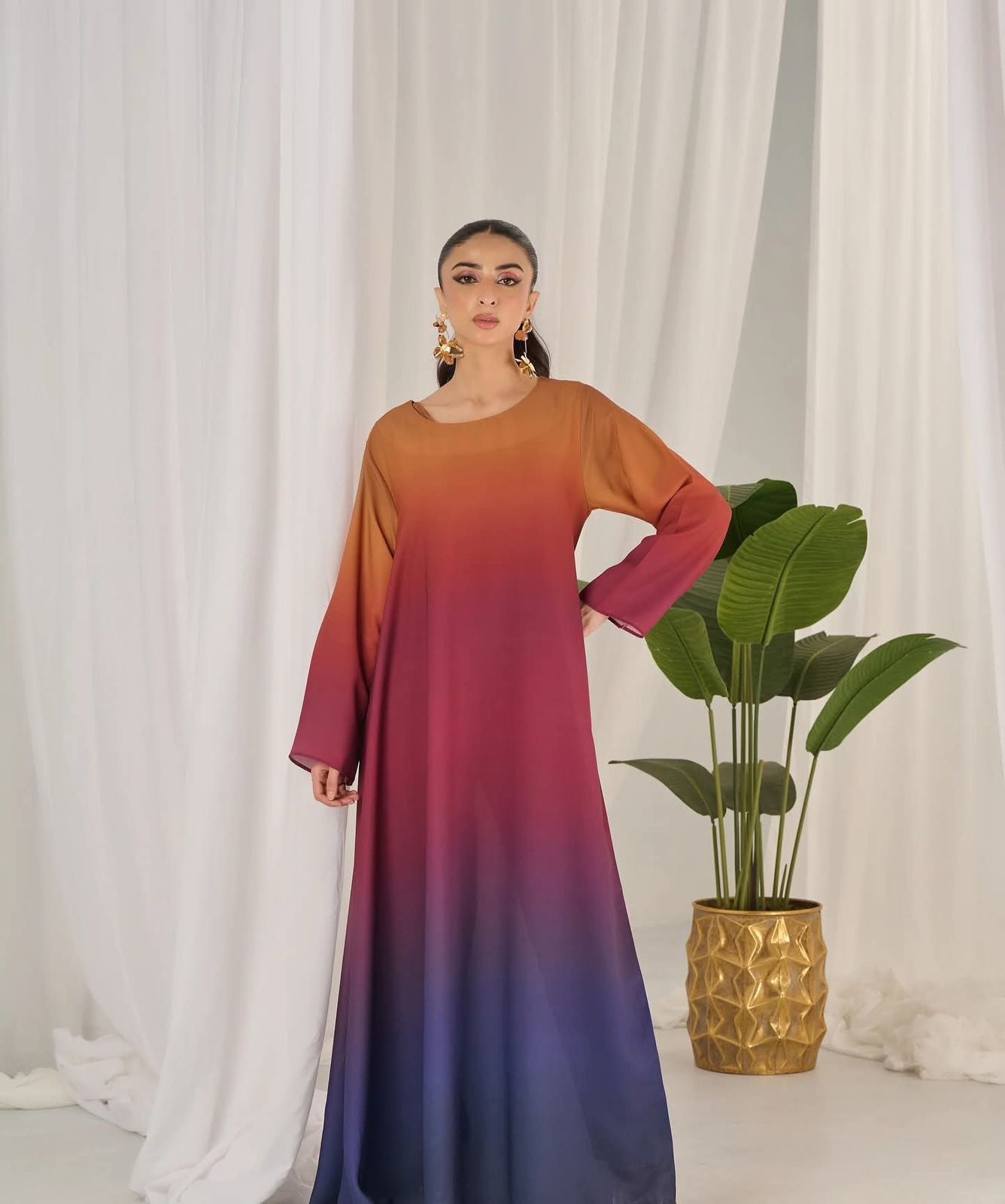 3pc  Shamooz Silk Fabric detail