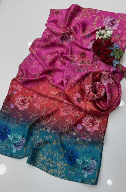 3pc  Shamooz Silk Fabric detail