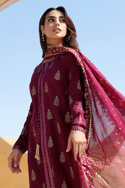 3pc DHANAK 3PC EMBROIDERED