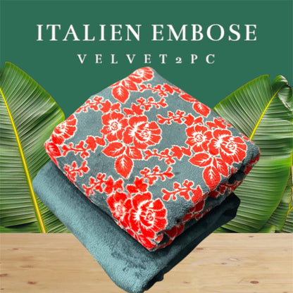 ITALIAN EMBOSE🫶🏻 Velvet 2pc