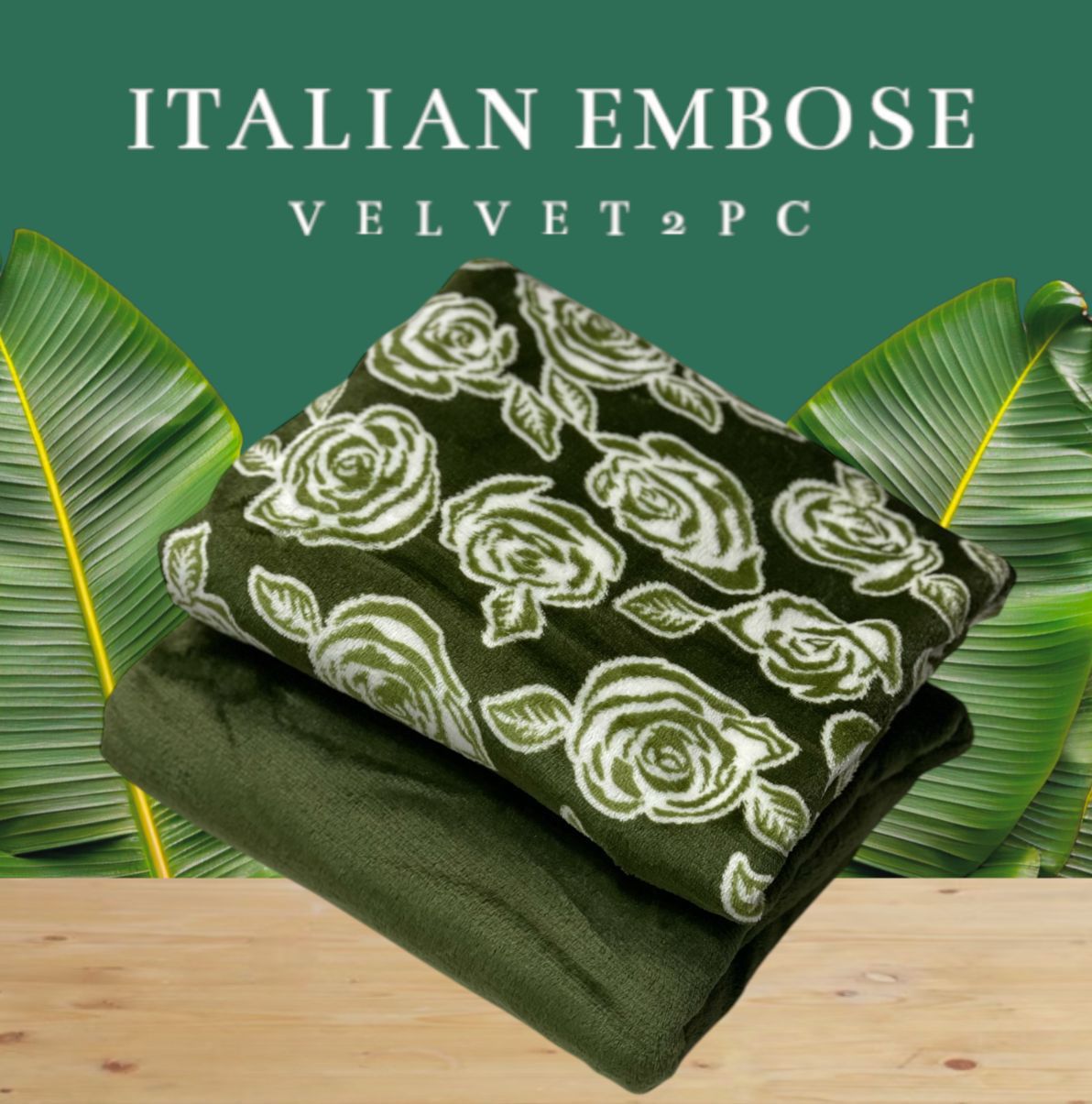 ITALIAN EMBOSE🫶🏻 Velvet 2pc