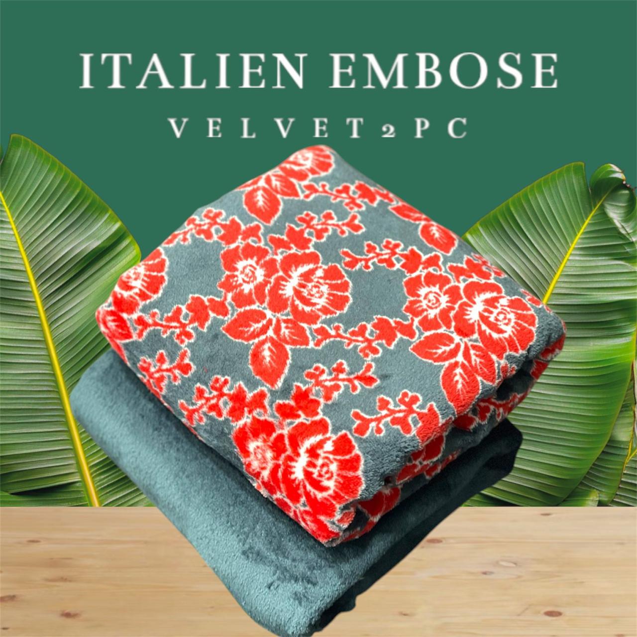 ITALIAN EMBOSE🫶🏻 Velvet 2pc