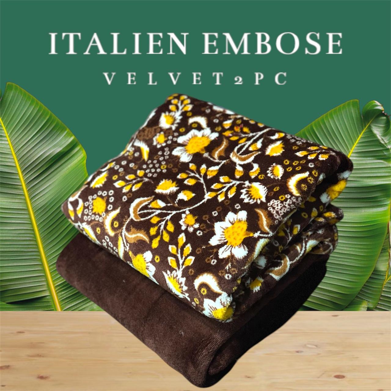 ITALIAN EMBOSE🫶🏻 Velvet 2pc