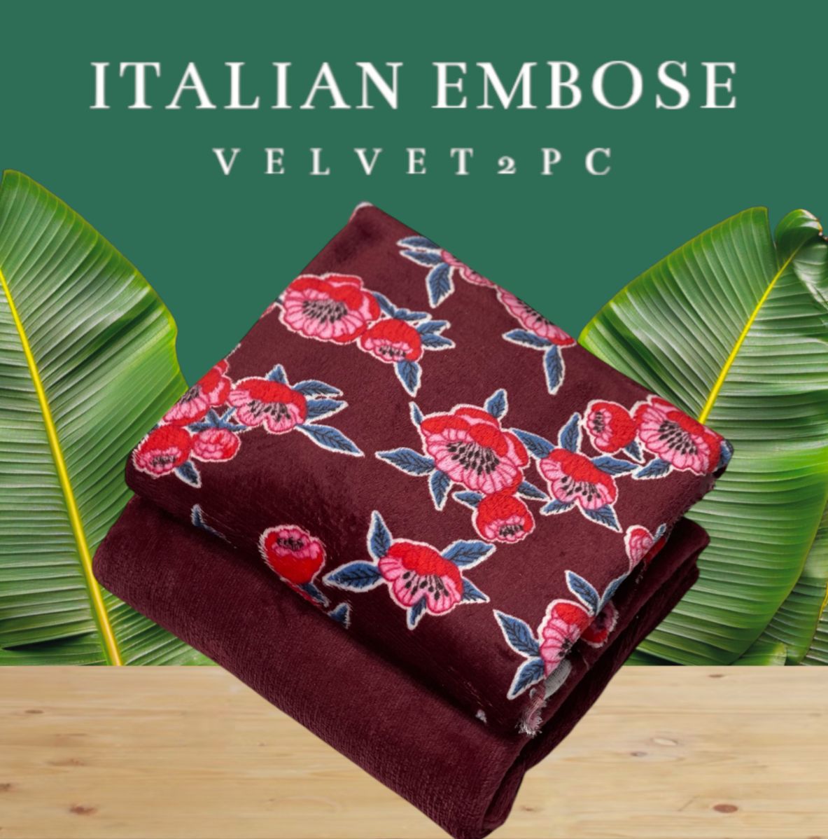ITALIAN EMBOSE🫶🏻 Velvet 2pc