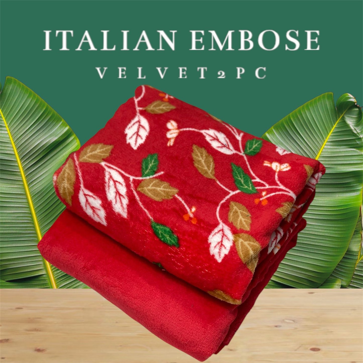 ITALIAN EMBOSE🫶🏻 Velvet 2pc