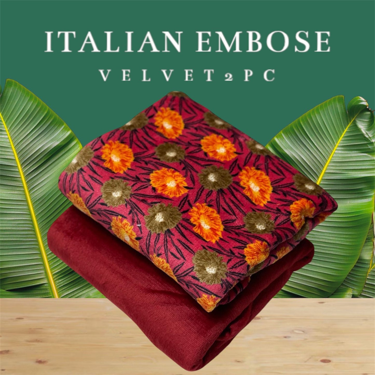 ITALIAN EMBOSE🫶🏻 Velvet 2pc