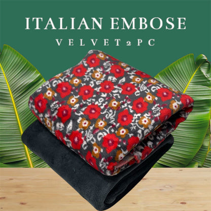 ITALIAN EMBOSE🫶🏻 Velvet 2pc