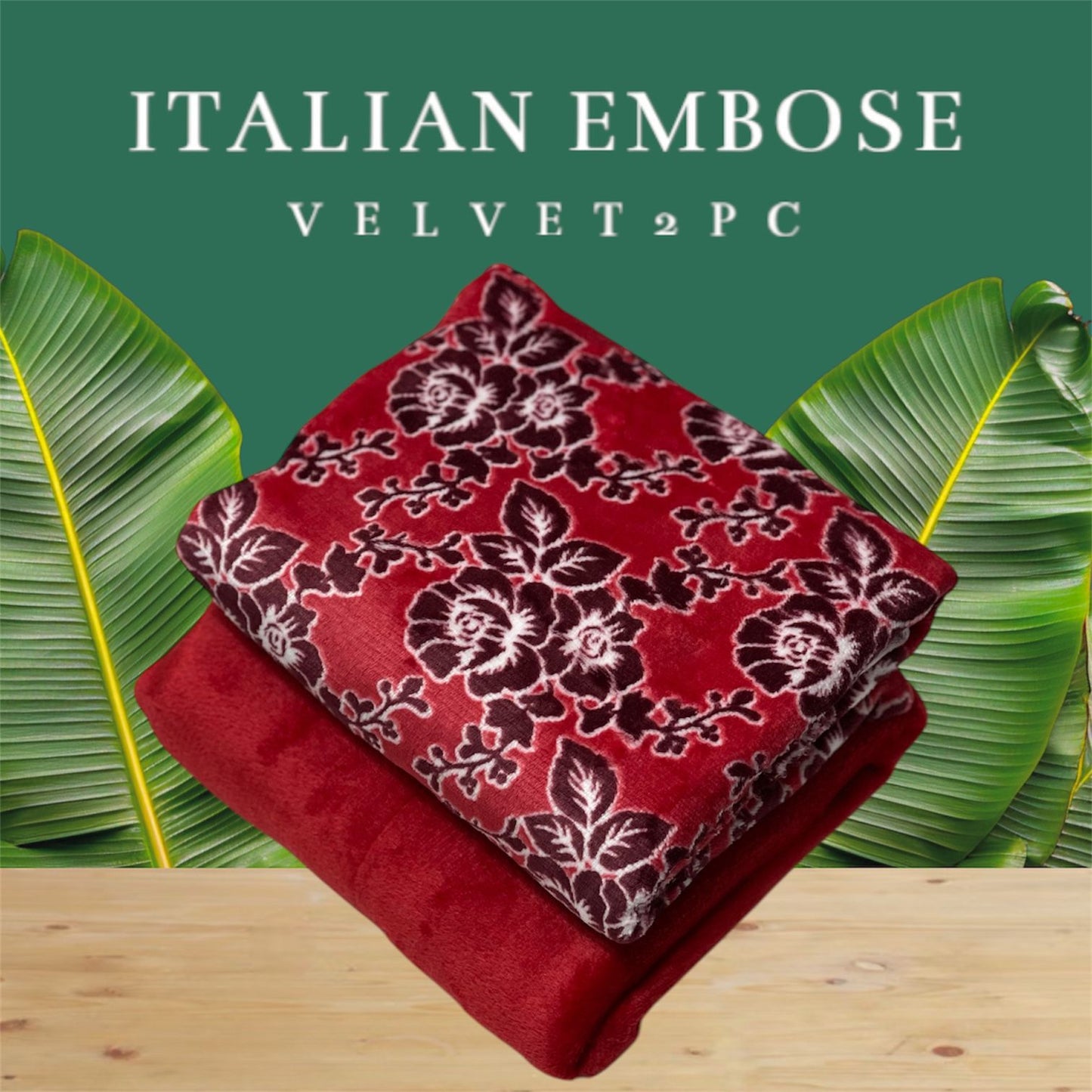 ITALIAN EMBOSE🫶🏻 Velvet 2pc