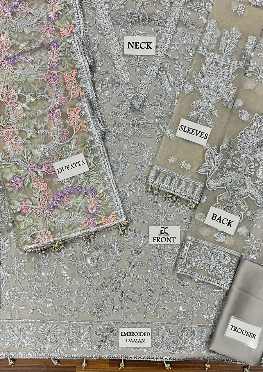 :ZARIF net embroidered hand emblished F͜͡e͜͡F͜͡