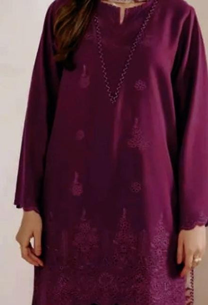 3PC  DHANAK 3PC EMBROIDERED