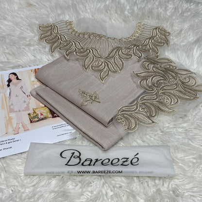 2PC Bareeza 2pc Embroidery khadar  fancy Collection