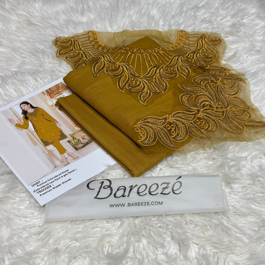 2PC Bareeza 2pc Embroidery khadar  fancy Collection