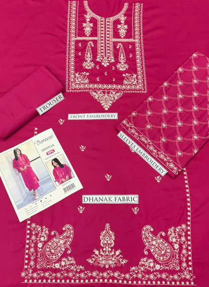 2PC  DHANAK 2PC EMBROIDERED