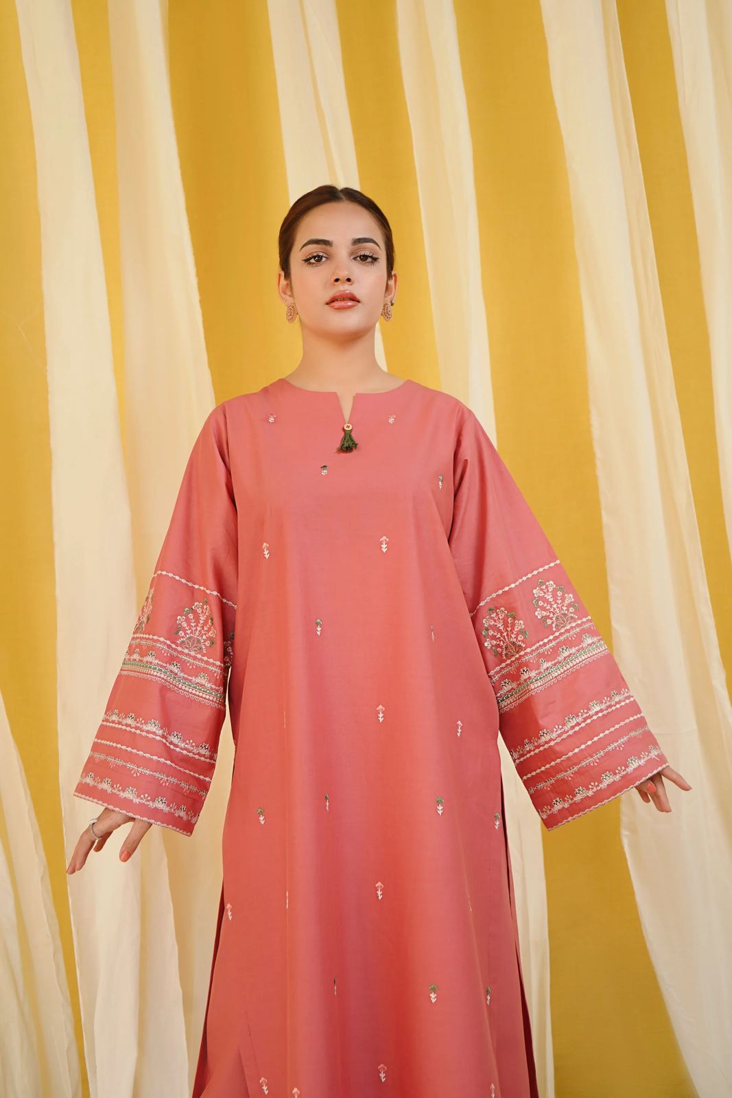 2PC  DHANAK 2PC EMBROIDERED