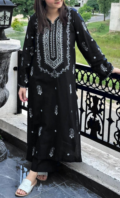 DHANAK 2PC EMBROIDERED