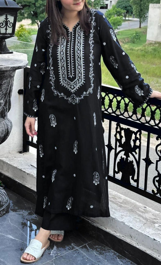 DHANAK 2PC EMBROIDERED