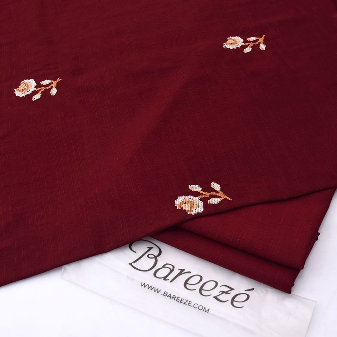 2PC Bareeze Khaddar Embroidered Winter 2pc