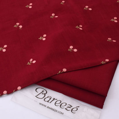 2PC Bareeze Khaddar Embroidered Winter 2pc