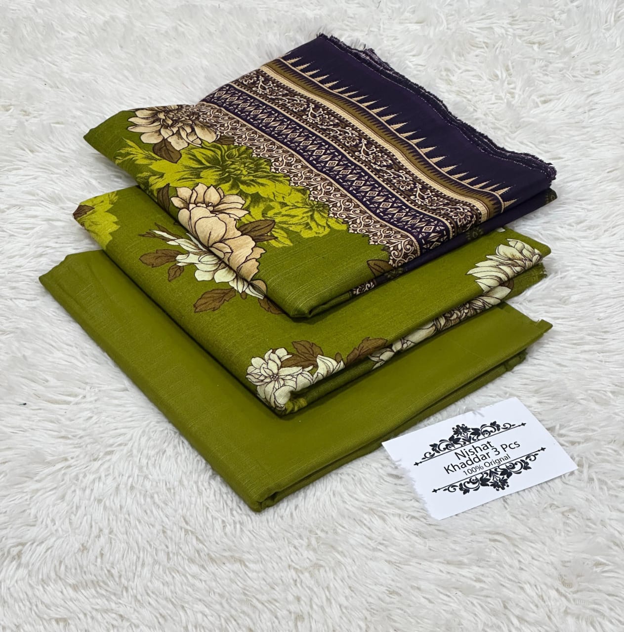 3PC NISHAT 3PC 🔥 KHADDER