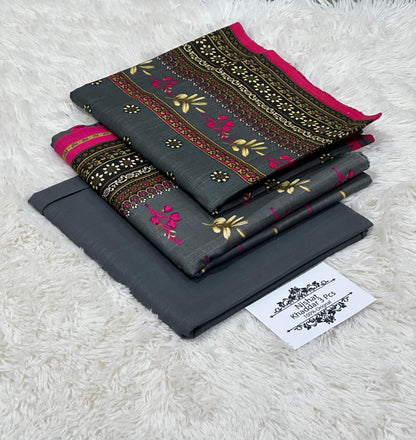 3PC NISHAT 3PC 🔥 KHADDER