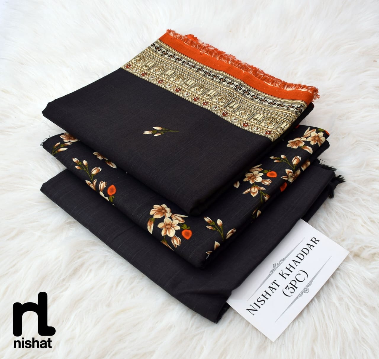 3PC NISHAT 3PC 🔥 KHADDER