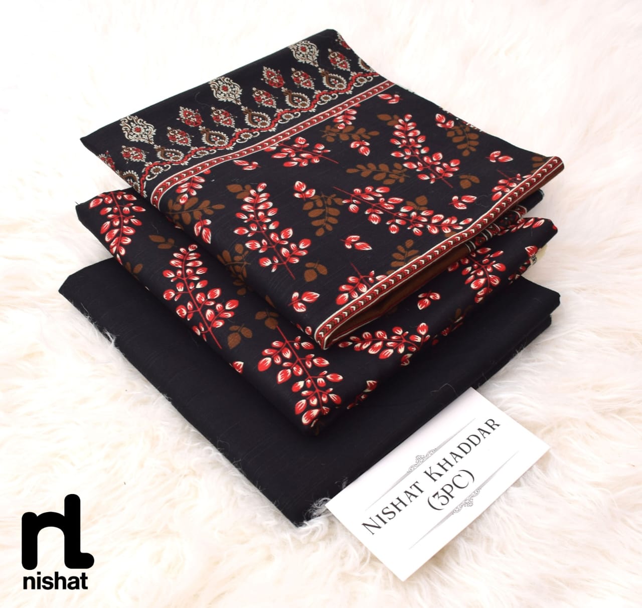 3PC NISHAT 3PC 🔥 KHADDER