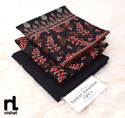 3PC NISHAT 3PC 🔥 KHADDER