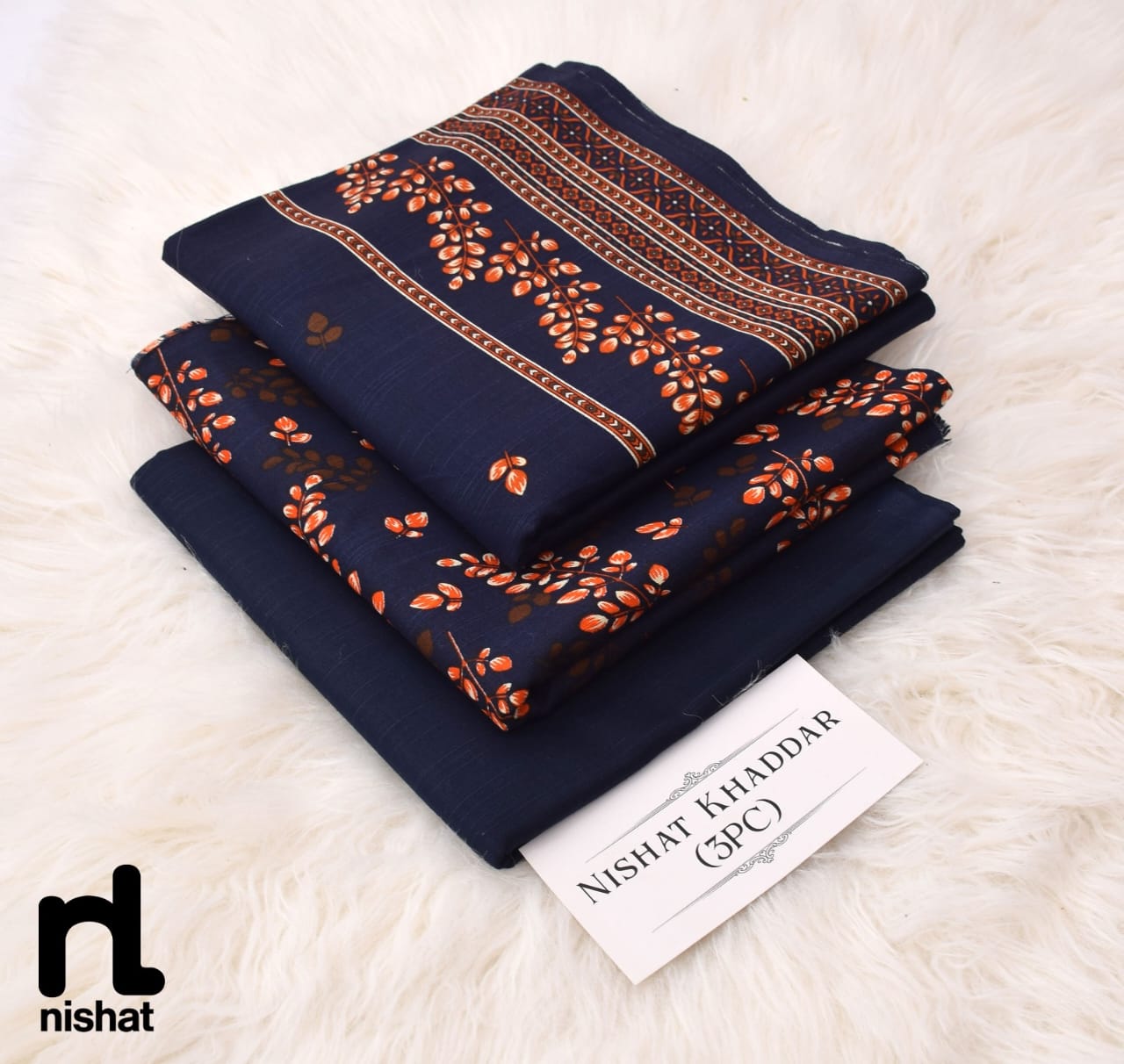 3PC NISHAT 3PC 🔥 KHADDER