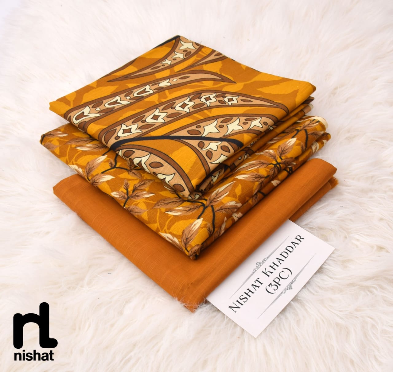 3PC NISHAT 3PC 🔥 KHADDER
