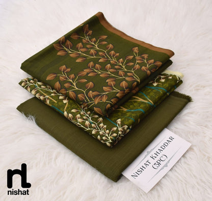 3PC NISHAT 3PC 🔥 KHADDER