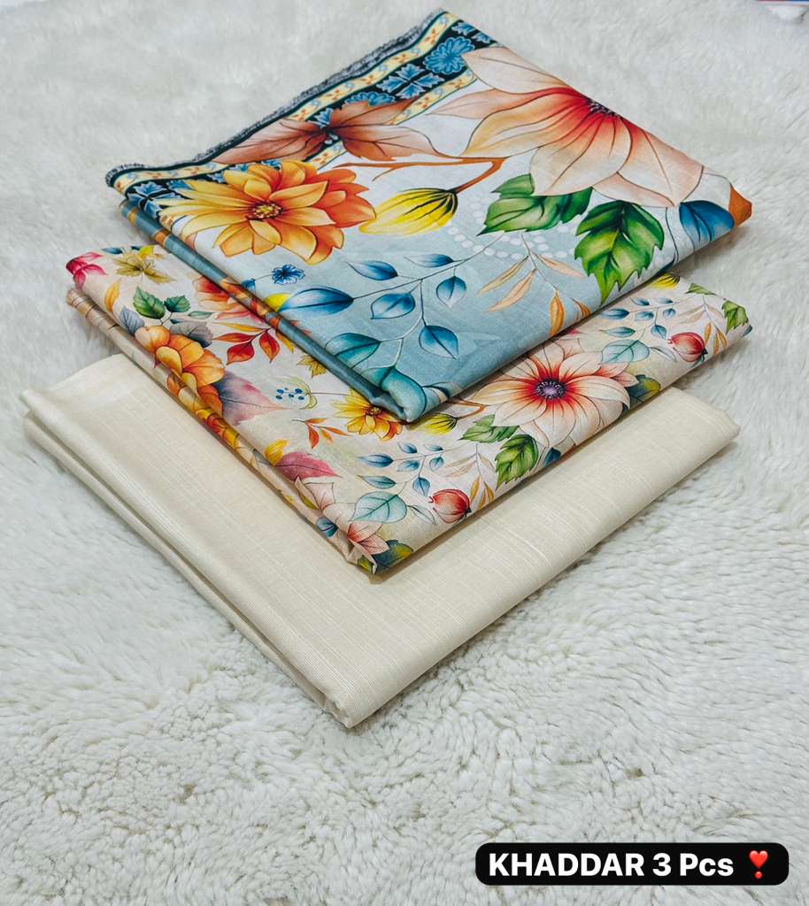 3PC NISHAT 3PC 🔥 KHADDER