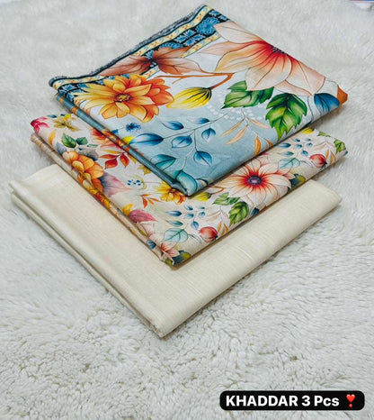 3PC NISHAT 3PC 🔥 KHADDER