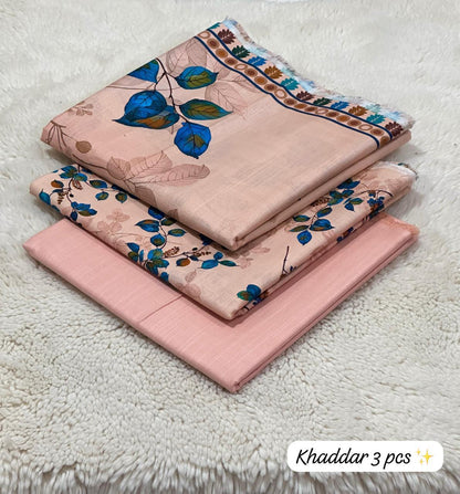 3PC NISHAT 3PC 🔥 KHADDER