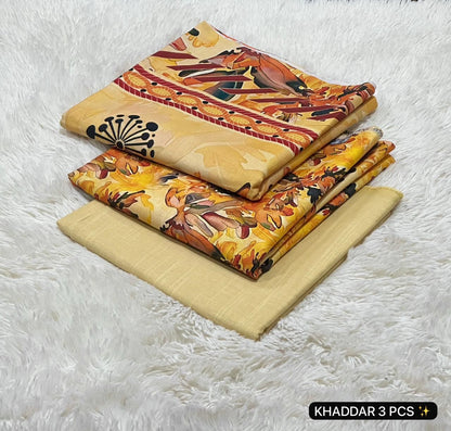 3PC NISHAT 3PC 🔥 KHADDER