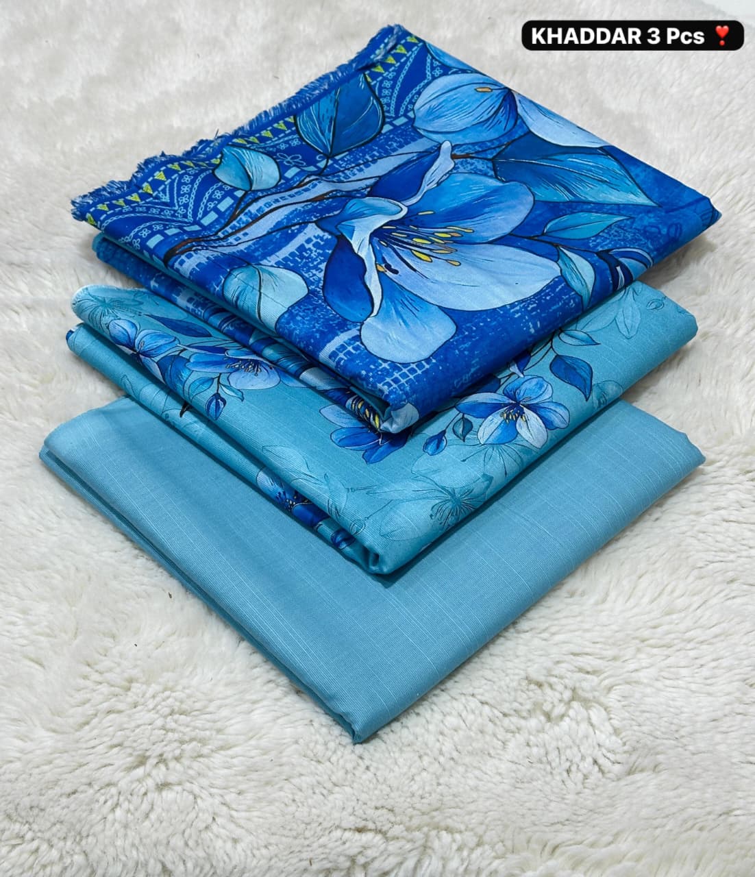 3PC NISHAT 3PC 🔥 KHADDER