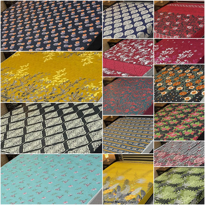 Printed Mattress Covers Water Proof Matress Safegaurd