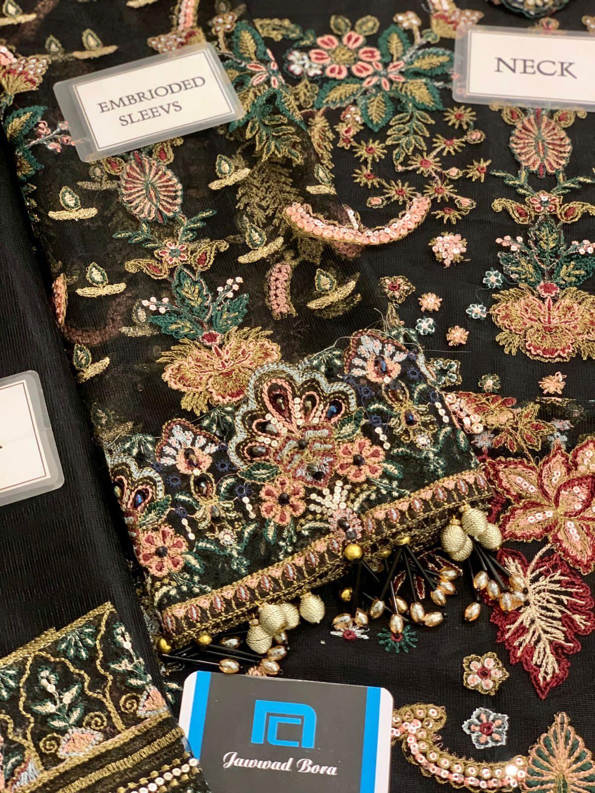 Baroque Heavy Embroidered Addawork ..F͜͡e͜͡F͜͡