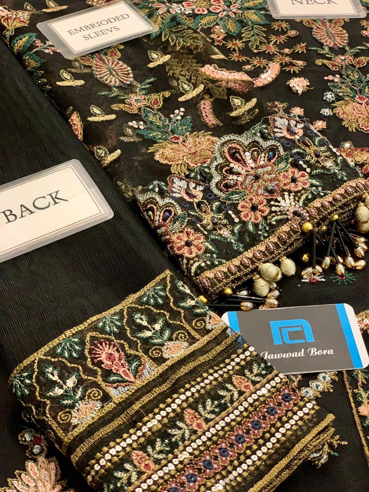 Baroque Heavy Embroidered Addawork ..F͜͡e͜͡F͜͡