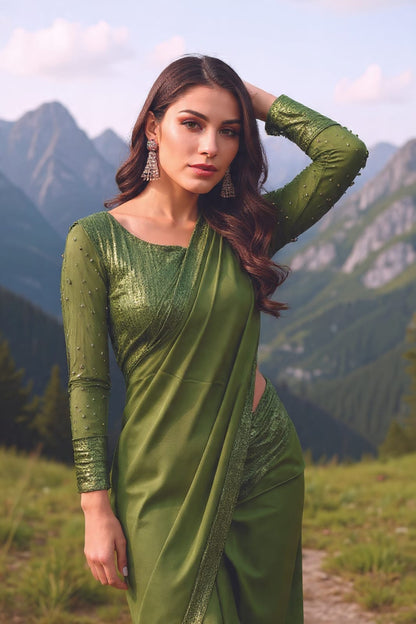 SAREE Shamoze Silk ..F͜͡e͜͡F͜͡