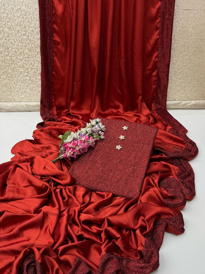 SAREE Shamoze Silk ..F͜͡e͜͡F͜͡