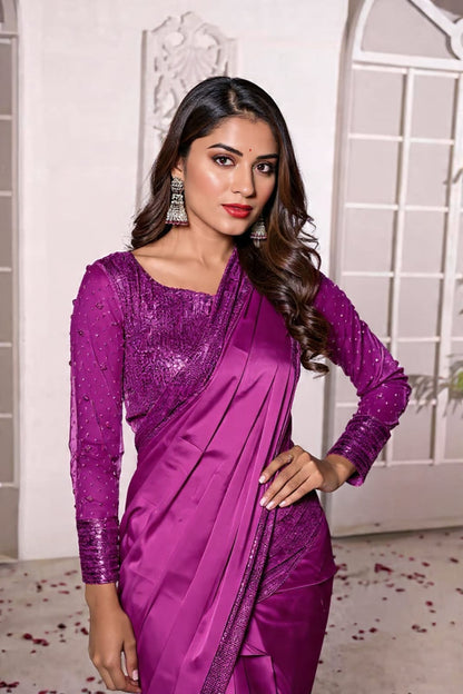 SAREE Shamoze Silk ..F͜͡e͜͡F͜͡