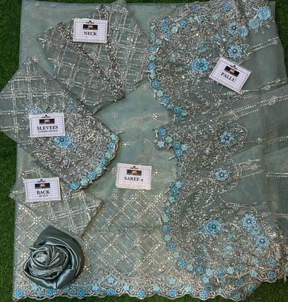 MARIA B EXCLUSIVE SAREE F͜͡e͜͡F͜͡