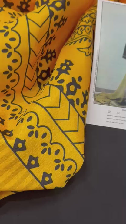 3pc URGE 🟨 DHANAK 3PC Embroidered