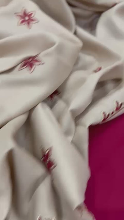 3pc URGE 🟨 DHANAK 3PC Embroidered